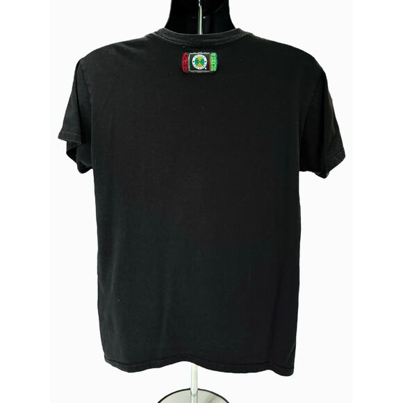 Vintage Tupac Shakur Cross Colours Rap Tee Black Hip Hop Graphic T-Shirt Medium - Picture 3 of 8